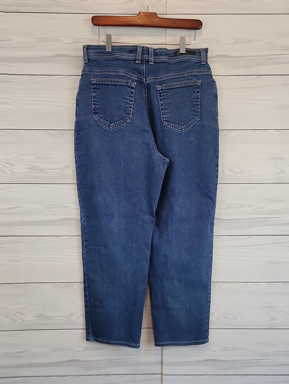 Gloria Vanderbilt Vintage Red Label Blue Denim Jeans Womens Size 14 Waist 31"X27 - Picture 6 of 13